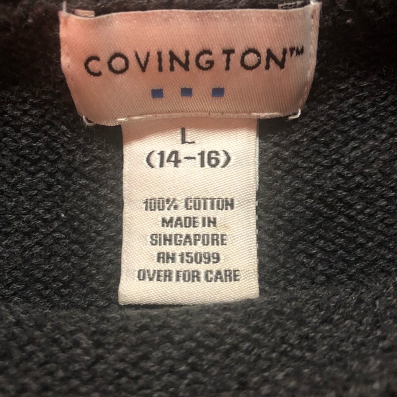 Covington Crewneck Pullover Gray Sweater - Picture 6 of 6